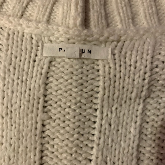 Oversized White Pacsun Cardigan - Picture 2 of 3